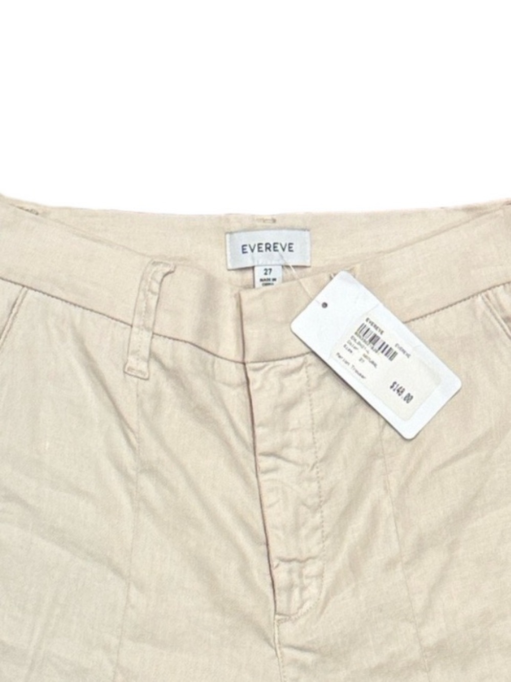 Evereve Marion Trouser, Tan, Cream “Natural” | Size 27 - Picture 6 of 8